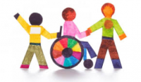 A graphic of 3 people depicting inclusiveness