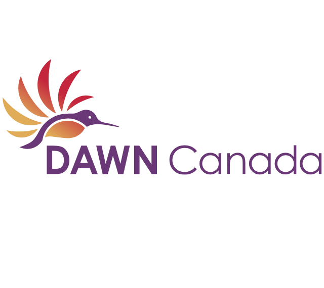 Logo for DAWN Canada.